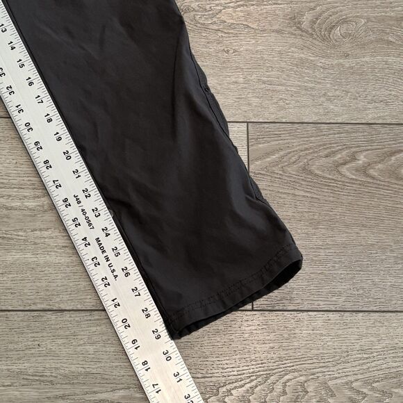 Prana Zion Pants Men 34x30 Gray Belted Hiking Outdoor Utility Slim Fit - Picture 6 of 8